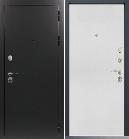 Входная дверь Command Doors Патриот графит 00 Белый матовый
